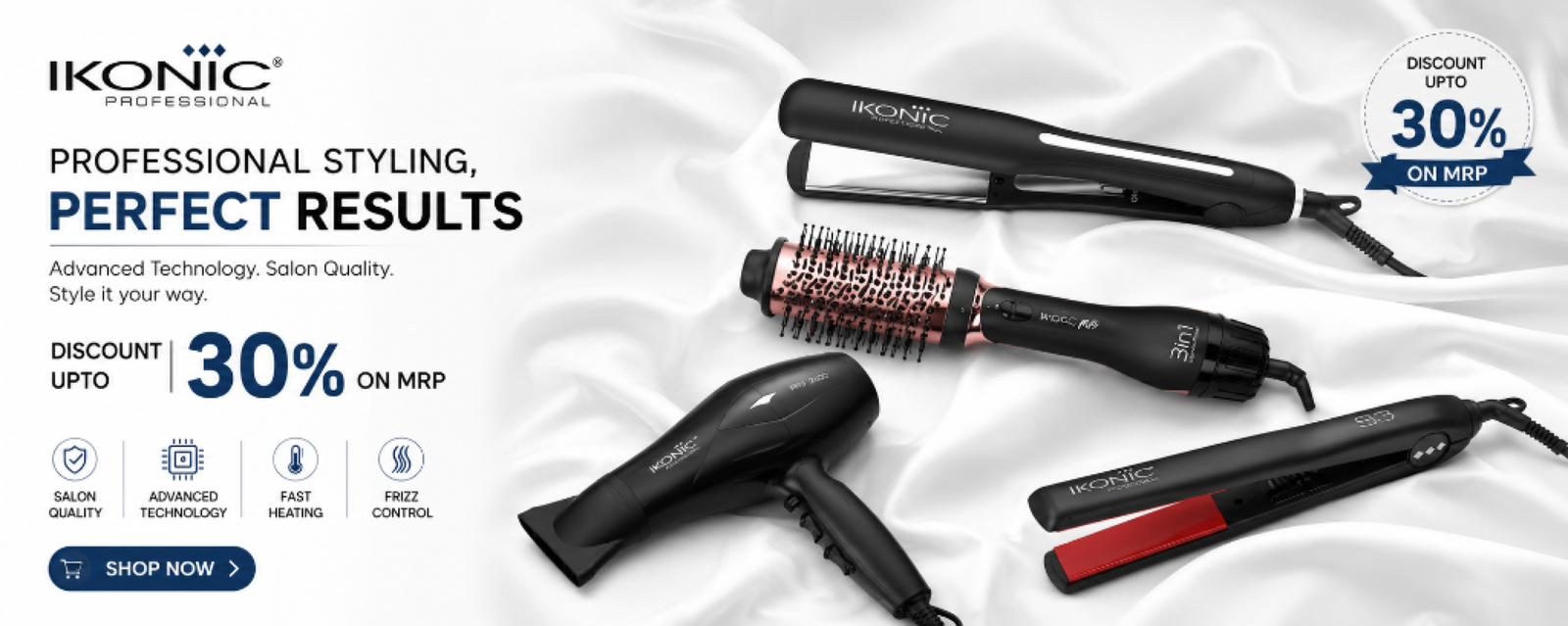 Ikonic Professional Styling Tools Discount Up to 30% Off On MRP