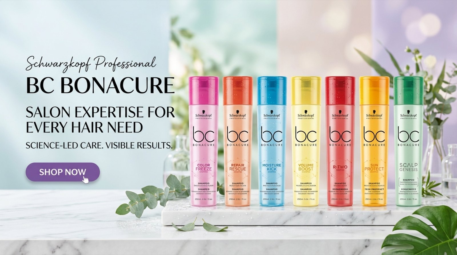 Schwarzkopf Professional BC Bonacure Salon Expertise For Every Hair Need