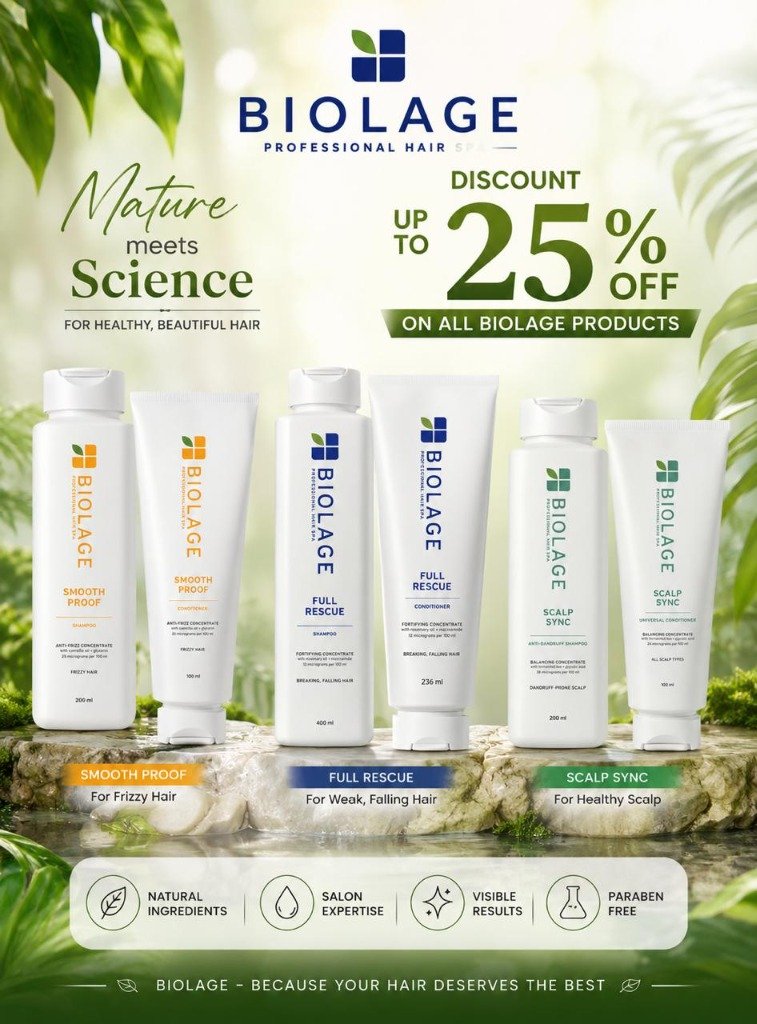 Biolage Professional Hair Spa - Discount Up To 25% Off